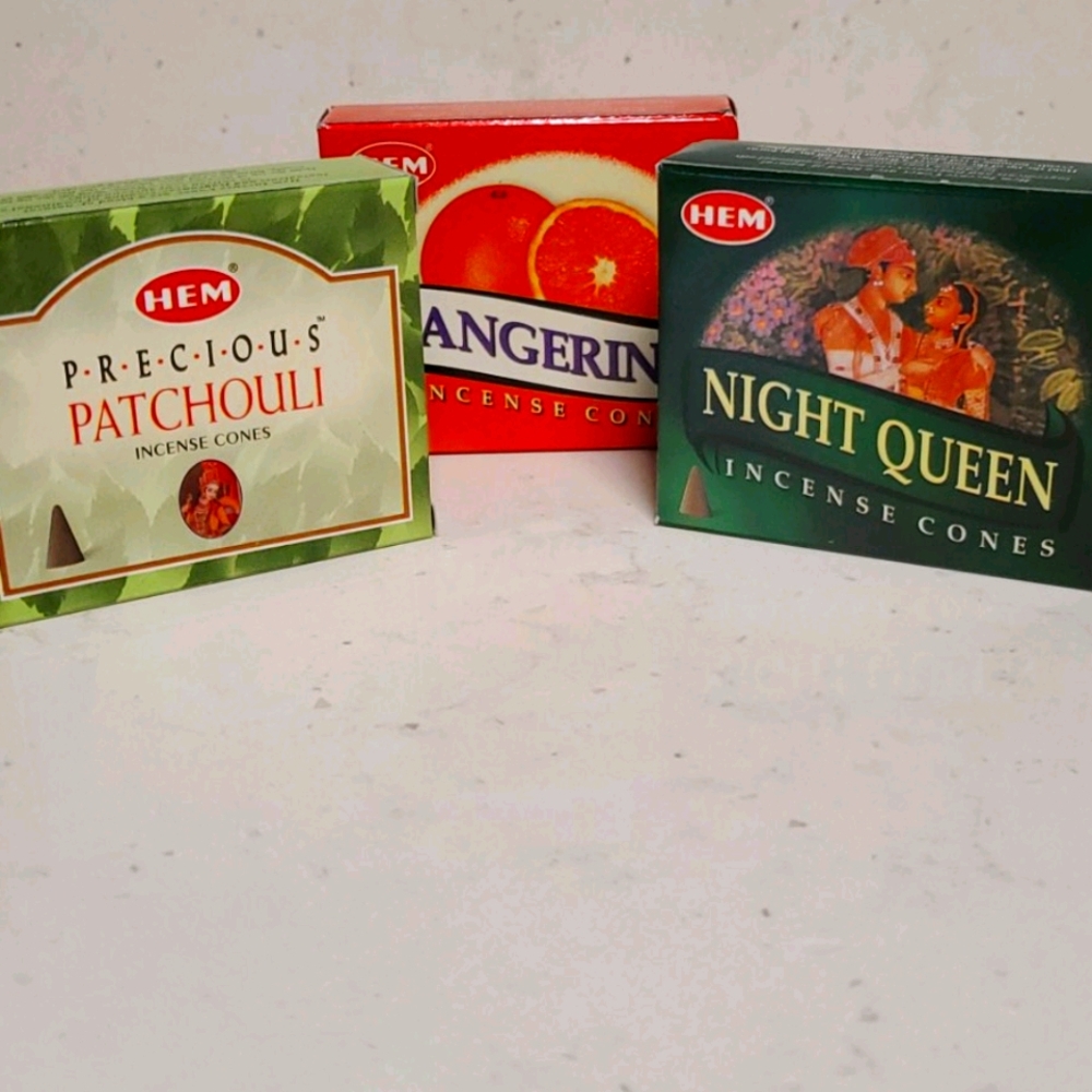 3 packages of HEM Incense Cones